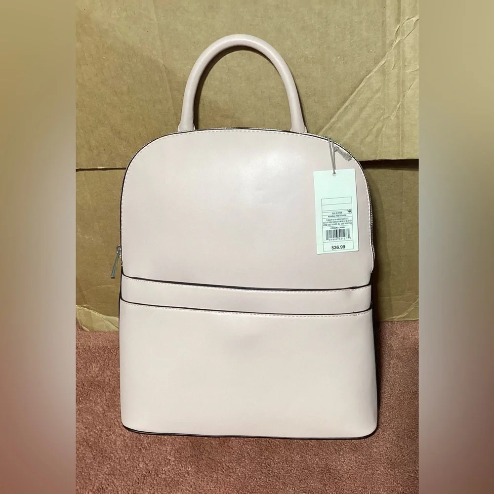 A New Day Zip Closure Backpack - Pink